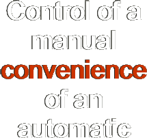 Control of a manual 